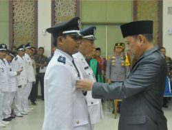 56 Penjabat Kepala Desa, Resmi Dilantik Bupati Kampar