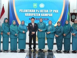 Ricana Djayanti Hambali Dilantik Jadi Pj Ketua Tim Penggerak PKK Kampar