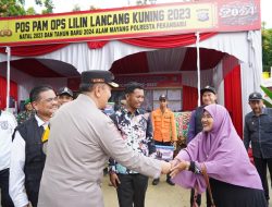 Kapolda Riau Cek Posko Nataru, Berikut Pesannya…