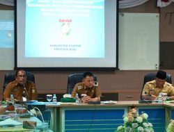 Terkait Pembangunan Daerah, Pj Bupati Kampar Gelar Evaluasi Realisasi Fisik dan Keuangan Sekaligus Persiapan Anggaran Tahun 2024