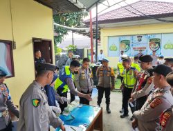 Polres Kampar Menggelar Gartibplin Kepada Seluruh Personel, Sebagai Bentuk Persiapan Jelang Pemilu 2024