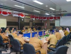 Pj Bupati Kampar Pimpin Rakor Kesiapan Camat Dalam Mensukseskan Pemilu 2024