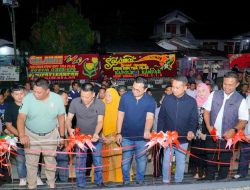 Pj. bupati Kampar Resmikan Grand Opening Kedai Kopi Tiga Pilar Kodim 0313/KPR