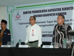 Penjabat Bupati Kampar, Buka Bimbingan Teknik Peningkatan Kapasitas Sekretariat Daerah Kabupaten Kampar