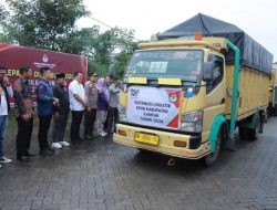 Kasatpol PP Kampar Hadiri Pendistribusian Kotak Suara Pemilu 2024 Ke PPK