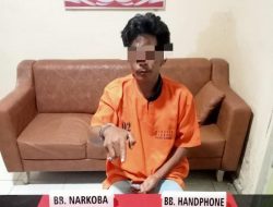 Warga Kumantan Ditangkap Satnarkoba Saat mengantongi Narkoba