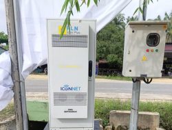 PLN Icon Plus Membangun Jaringan Iconnet di Area Blank Spot Kampar