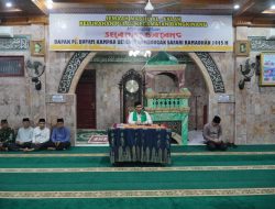 Tim Pemda Kampar Safari Ramadhan Untuk Menyerahkan Bantuan Pembangunan Masjid dan Paket Sembako