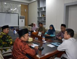 Ketua KPU Kampar Bersama Para Komisioner Silaturahmi Sekaligus Koordinasi Dengan Pj Bupati Kampar 