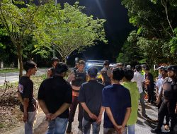 Antisipasi Balap Liar, Polres Kampar Patroli di Bangkinang Kota