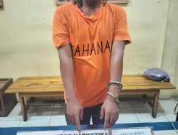 Miliki Narkoba Pria Gondrong Tidak Berkutik Saat Ditangkap Polsek Kampar Kiri Hilir