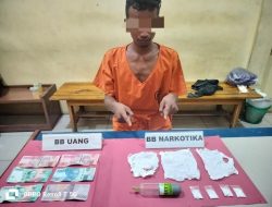 Lagi, Polsek Kampar Kiri Hilir Tangkap Penyalahgunaan Narkoba Dengan Bruto 9.79 Gram