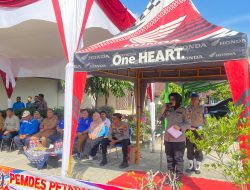 Kapolsek Tapung Buka Turnamen Bola Voli Piala Kapolsek Cup 1 Tingkat SMA se-Tapung Raya Meriahkan HUT Bhayangkara ke-78 Tahun