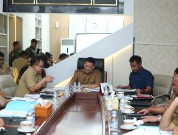 Pemkab Kampar Lakukan Rapat Persiapan Penyusunan Laporan Kinerja Triwulan II Pj Bupati Kampar