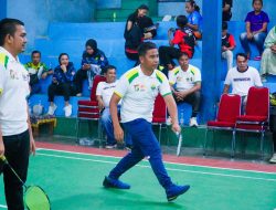 Resmi di Buka Pj Skda Kampar, Sebanyak 300 Atlit Bulu Tangkis Ikuti Kejurkab Bulutangkis