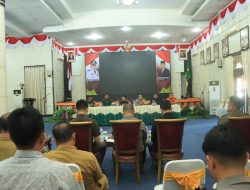 Kapolres Kampar Hadiri Pembahasan Penetapan Status Kebakaran Hutan dan Lahan Di Wilayah Hukum Polres Kampar