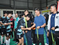 Tingkatkan Kemampuan, Bersama Pj Sekda Kampar Futsal Dandim Cup I Resmi Ditutup