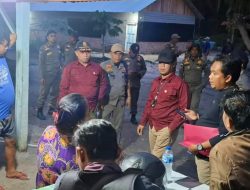Lima Titik Warung Remang-remang di Desa Pantai Cermin Ditertibkan Satpol PP Kampar