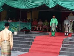 Peringatan Hari Jadi Provinsi Riau, Pj Sekda Kampar Pimpin Apel Gabungan
