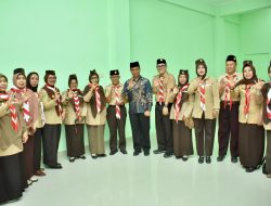 Ahmad Yuzar Resmi Lepas Peserta Pramuka Kwarcab Kampar Untuk Raimuna Daerah 2024 