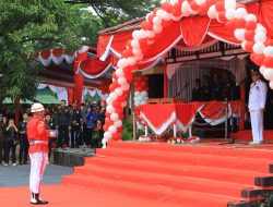 Pj Bupati Kampar Pimpin Apel Dalam Rangka HUT RI Ke-79 Tahun 2024