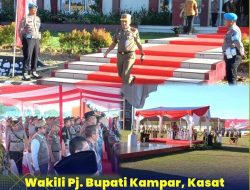 Kasat Pol PP Hadiri Upacara Penutupan Pendidikan Pembentukan Bintara Polri Sekolah Polisi Negara Polda Riau Tahun Ajaran 2023 – 2024