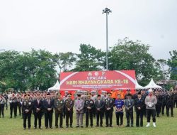 Kasatpol PP Kampar Arizon, Hadiri Upacara Hari Bhayangkara ke-78 Tahun 2024