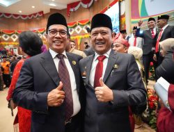 Pj Bupati Hadiri Rapat Paripurna DPRD  Dalam Rangka Pengucapan Sumpah/Janji Anggota DPRD Provinsi Riau Masa Jabatan 2024-2029