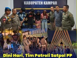 Dini hari, Tim Patroli Rutin Satpol PP Kampar Kembali Amankan Empat ABG Tanpa Identitas