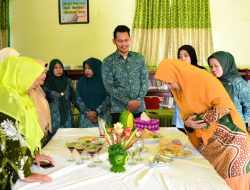 Pj. Ketua TP PKK Kab. Kampar Lakukan Peninjauan Terhadap Persiapan Lomba Cipta Menu B2SA