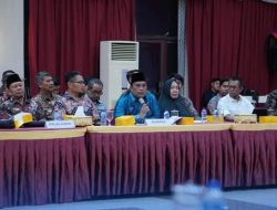 Asisten II Suhermi Lakukan Penandatanganan Kesepakatan Bersama Hasil Studi Pelamparan Blok Bentu