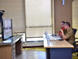 Pemkab Kampar Ikuti Zoom Meeting Bersama Kemendagri RI Terkait Sosialisasi TPP