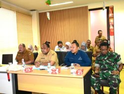 Asisten II Suhermi Ikuti Rakor Inflasi Secara Virtual