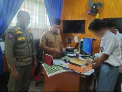 Bolos Sekolah Saat Jam Belajar, Satpol PP Kampar Amankan Sejumlah Pelajar di Bangkinang Kota