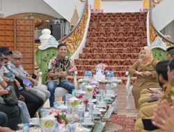 Bupati Bengkalis Terima Audiensi PWI, Bahas Pelantikan Pengurus Baru