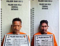 Dua Pengedar Sabu dan Ekstasi Dibekuk di Siak Hulu, 1,95 Gram Sabu dan 34 Butir Ekstasi Diamankan