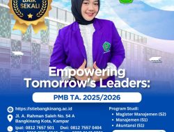 STIE Bangkinang Raih Akreditasi Baik Sekali untuk Seluruh Program Studi