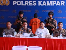 Polres Kampar Musnahkan 3,4 Kg Sabu dan 181 Pil Ekstasi, Ajak Masyarakat Bersama-sama Memberantas Narkoba