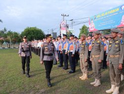 Polres Kampar Gelar Apel Pasukan Operasi Keselamatan Lancang Kuning 2025, Wujudkan Asta Cita dan Kamseltibcarlantas