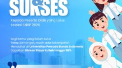 Selamat dan Sukses untuk Peserta Didik yang Lulus SNBP 2026